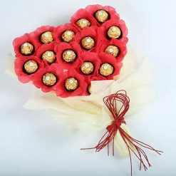 Heart Shaped Chocolate Bouquet-0
