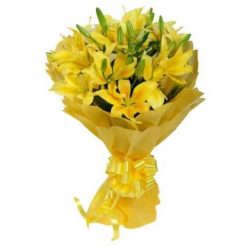 Yellow Blossom Lilies-0