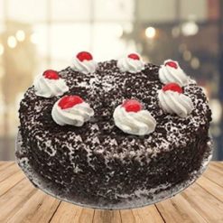 Round Black Forest with Cherry-0