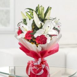 Bunch of Lilies & Carnations-0