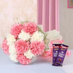 Chocolate Carnations Combo-0