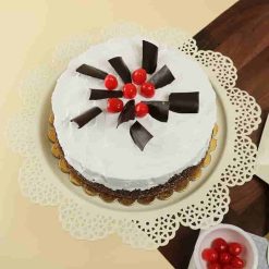 Vanilla and Black Forest Cake-0