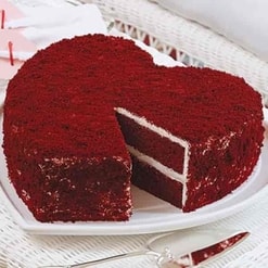 Velvety Heart Cake-0