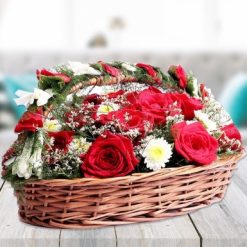 Mix Flower Basket-0