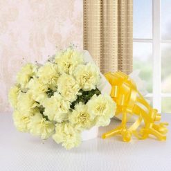 Yellow Carnations Bunch-0