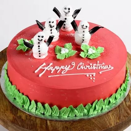 3D Snowman Cake-0