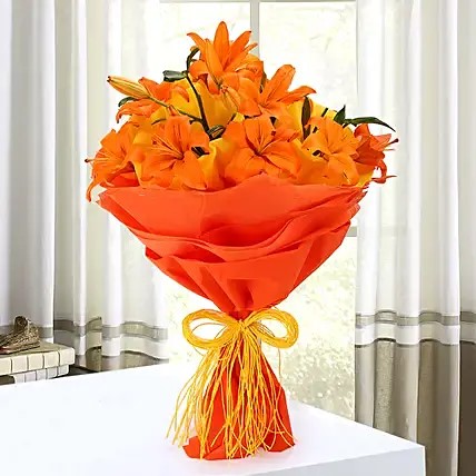 Orange Asiatic Bouquet