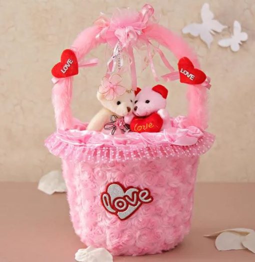 Adorable Pink Basket