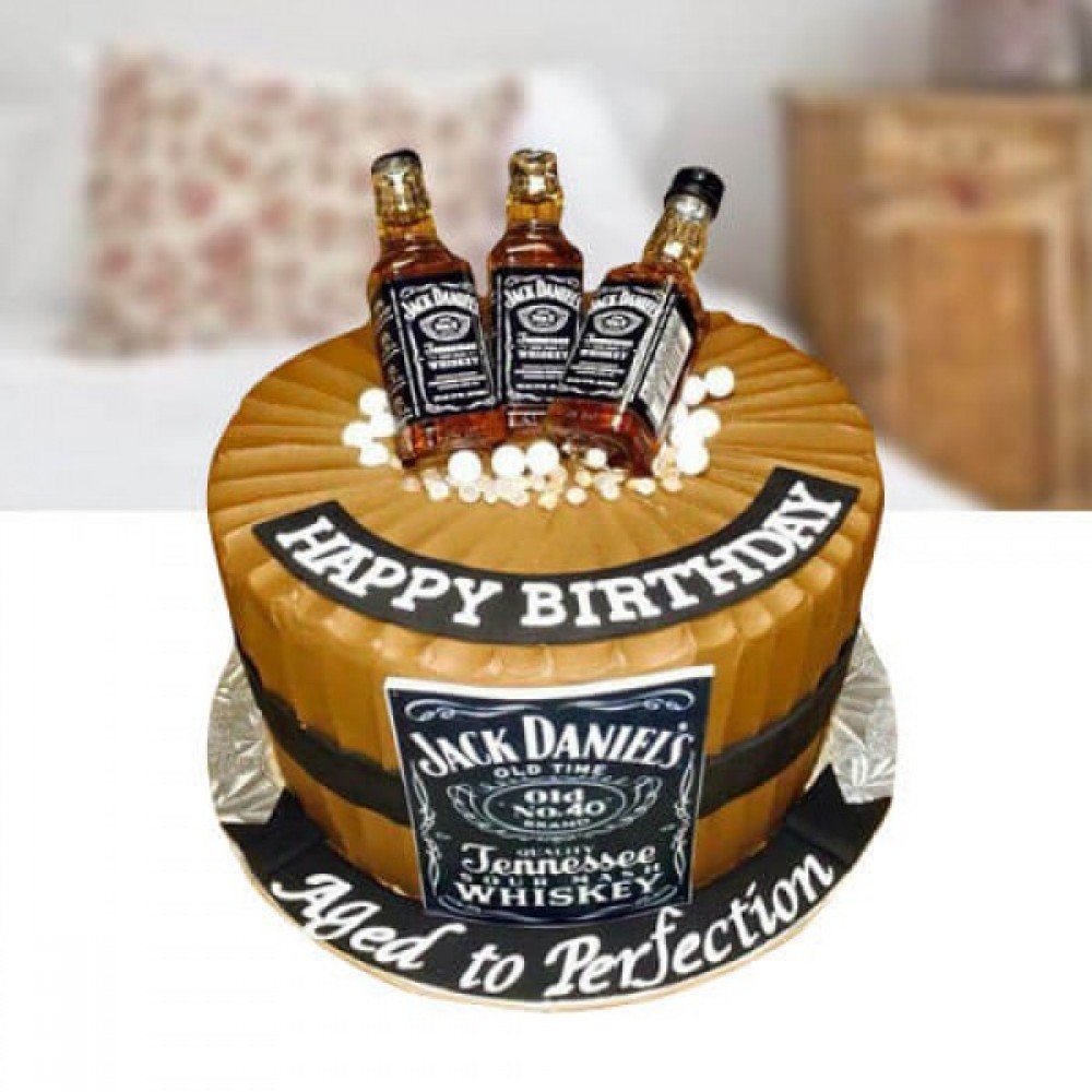 Jack Daniels Bottle Cake  Karens Cakes