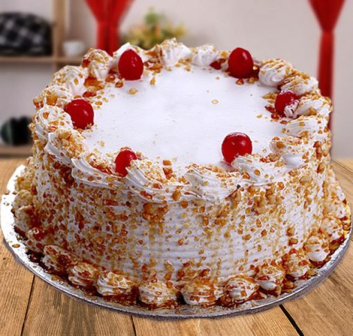 Cherried Butterscotch Cake
