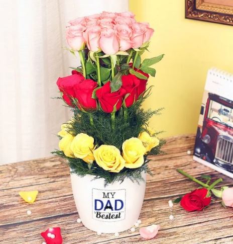 Flowers Vase for Dad
