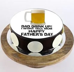 Drinkup Dad Cake