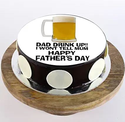 Drinkup Dad Cake